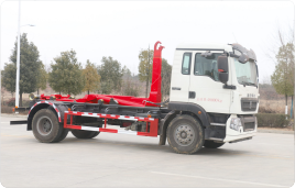 HOWO Hook Arm Garbage Truck